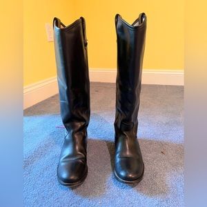 Tall Black Frye Boots